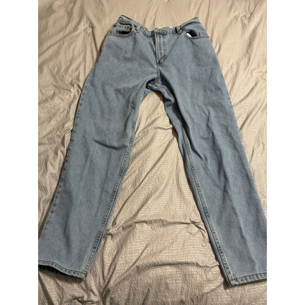 Vintage Levi’s 550 Women’s Size 14 M Light Wash Mexico 10/04 Relaxed Tapered Fit